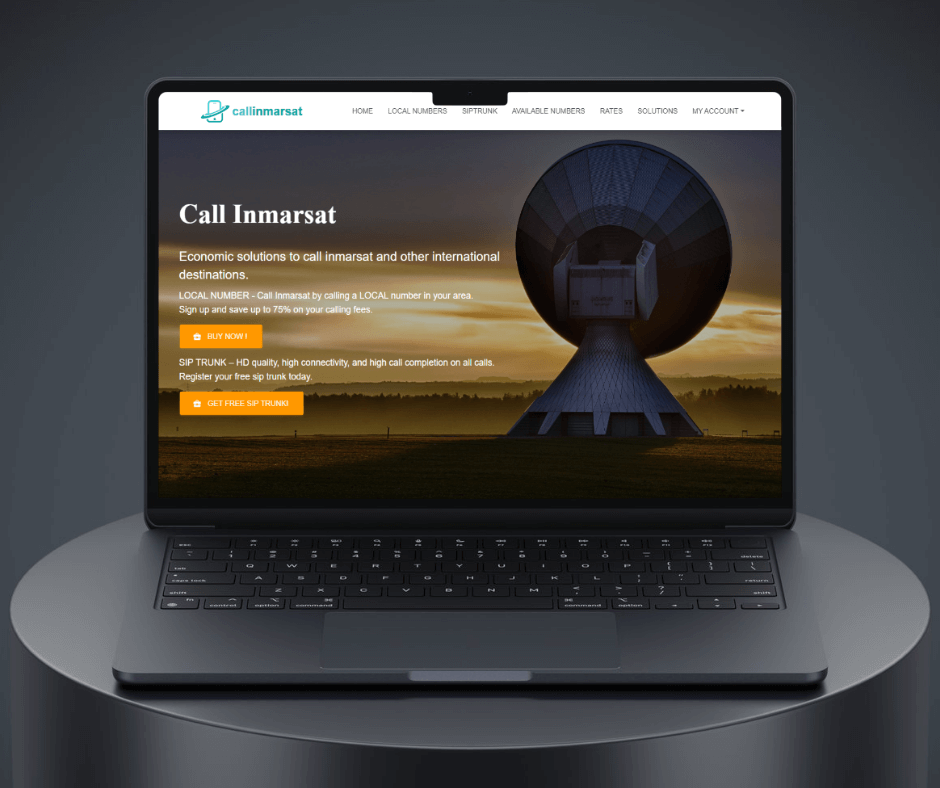 CallInmarsat - Telecom Service Website screenshot 3