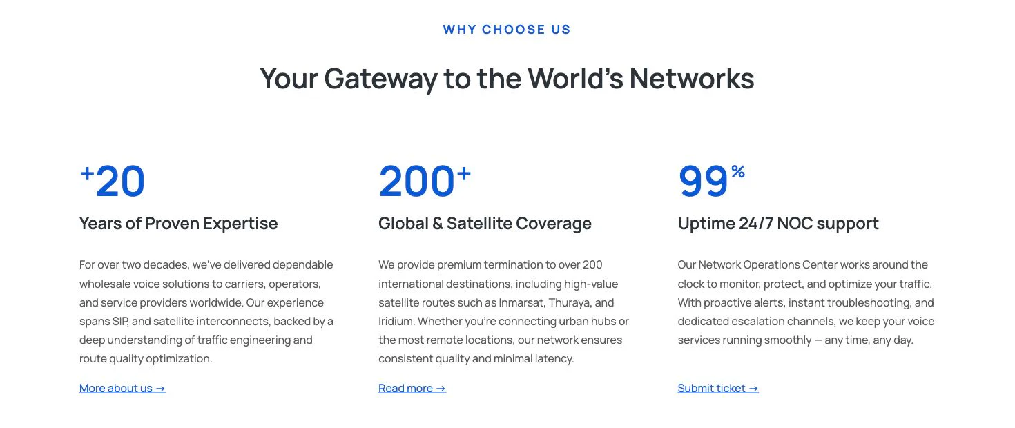 EasyVoipCall - WordPress Telecom Company Website screenshot 3