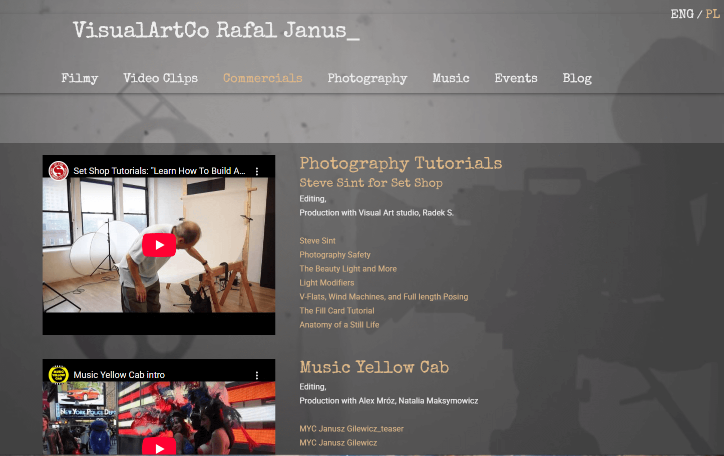 VisualArtCo - Creative Portfolio Website screenshot 2