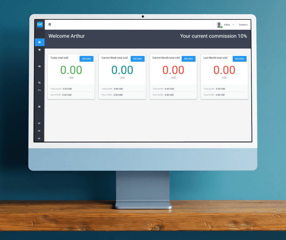 in4system client portal and SaaS dashboard