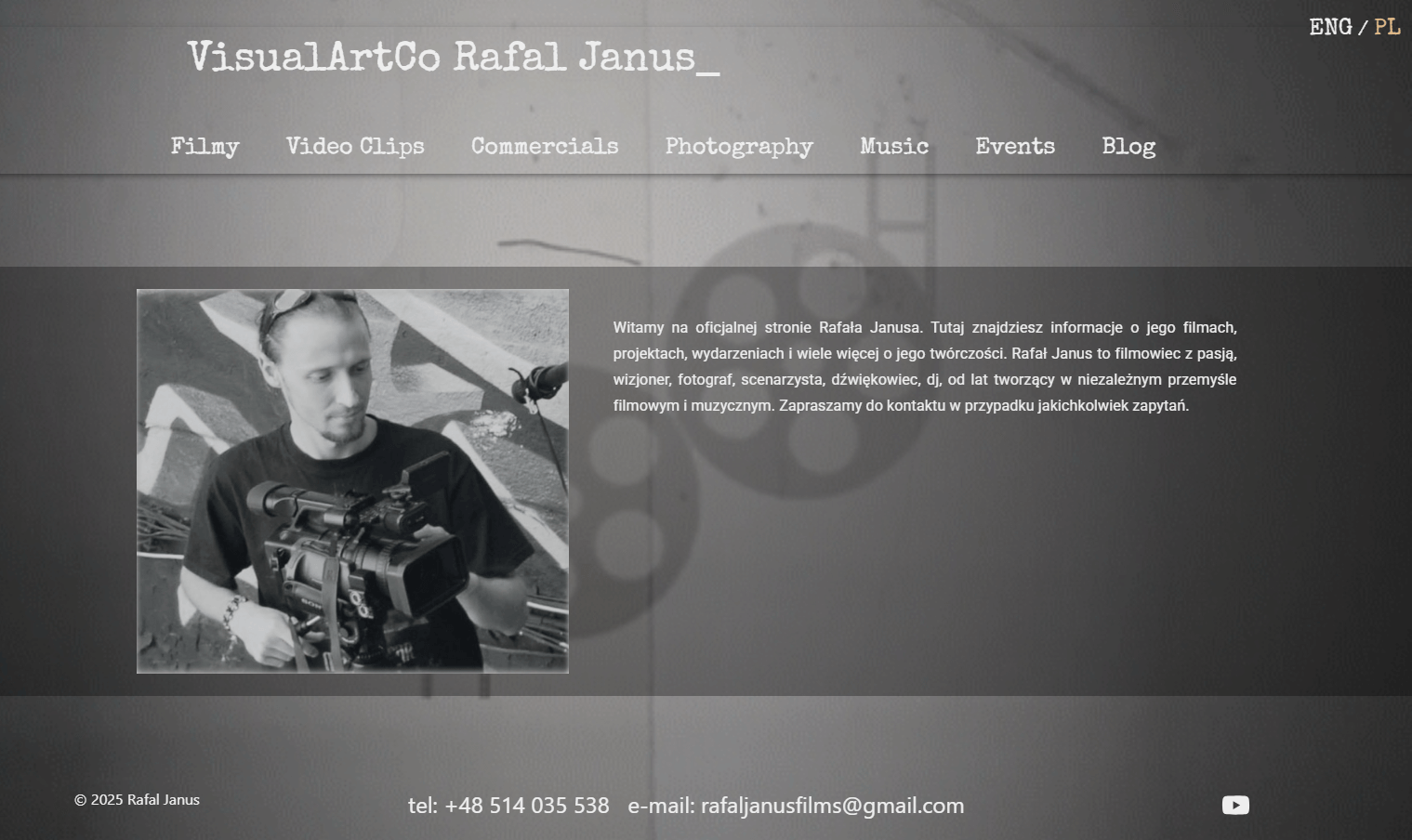 VisualArtCo Rafal Janus vido clips, films, commercials