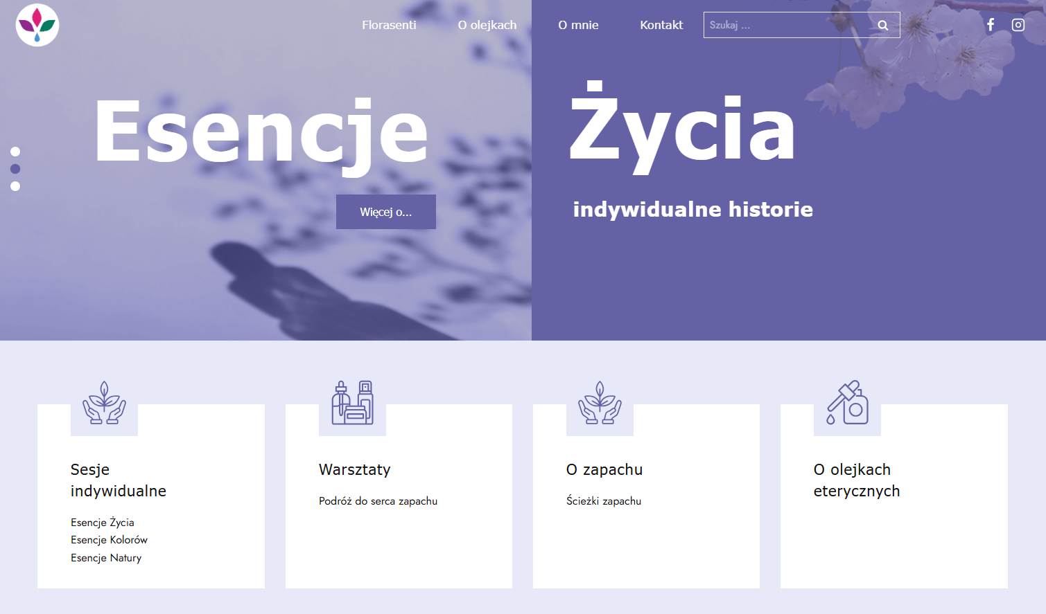 Sesje terapeutyczne warsztaty olejki eteryczne