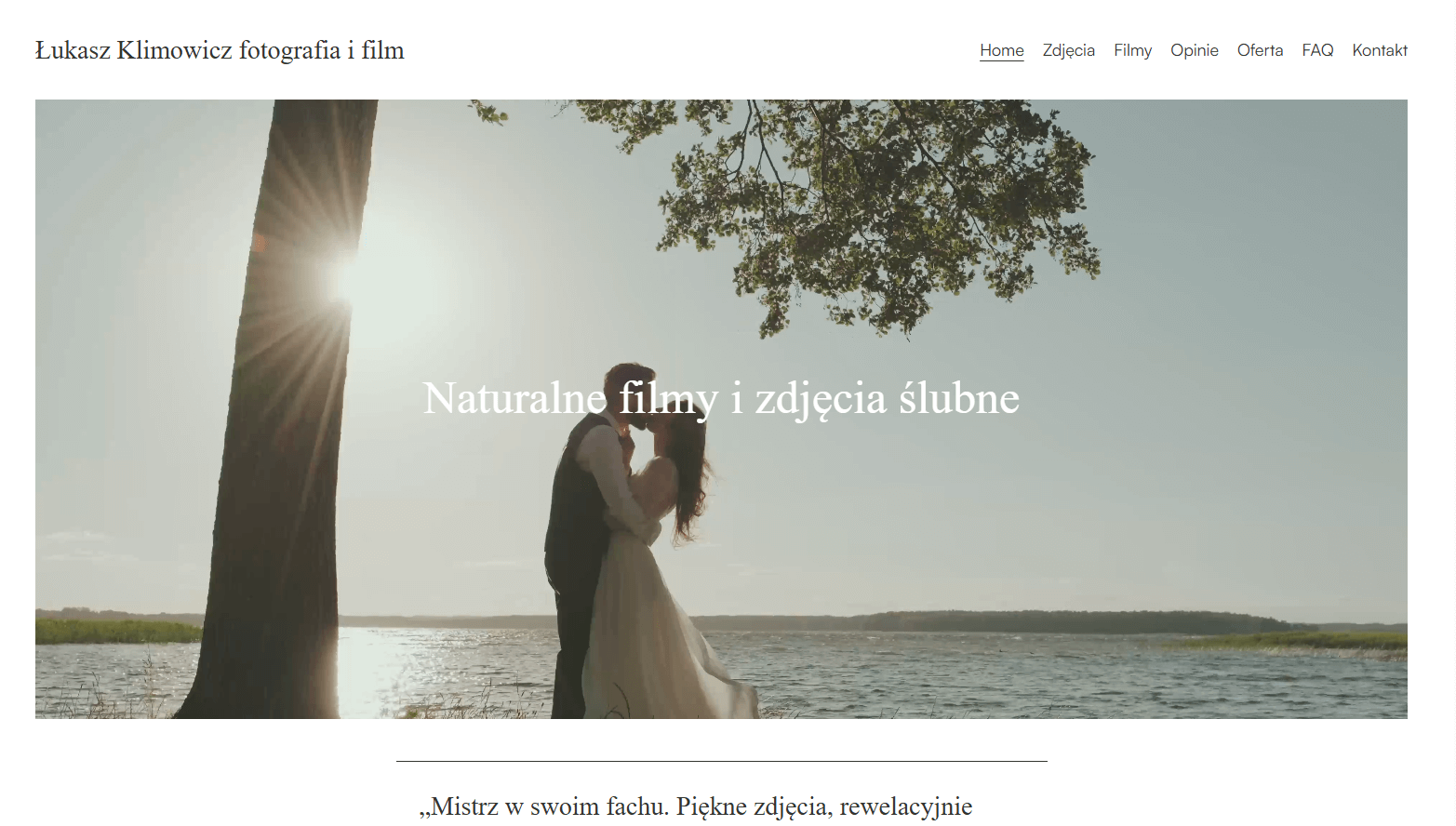 Fotograf ślubny i film Ełk